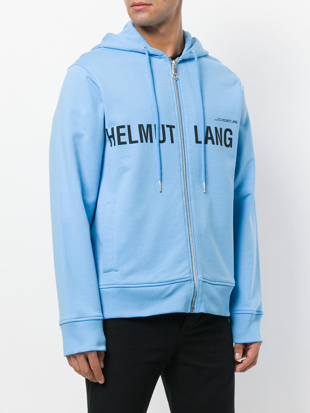 [Helmut Lang] ロゴ プリント ドローストリング フーディ HELMUT LANG Core Logo Hoodie at Gravity NYC