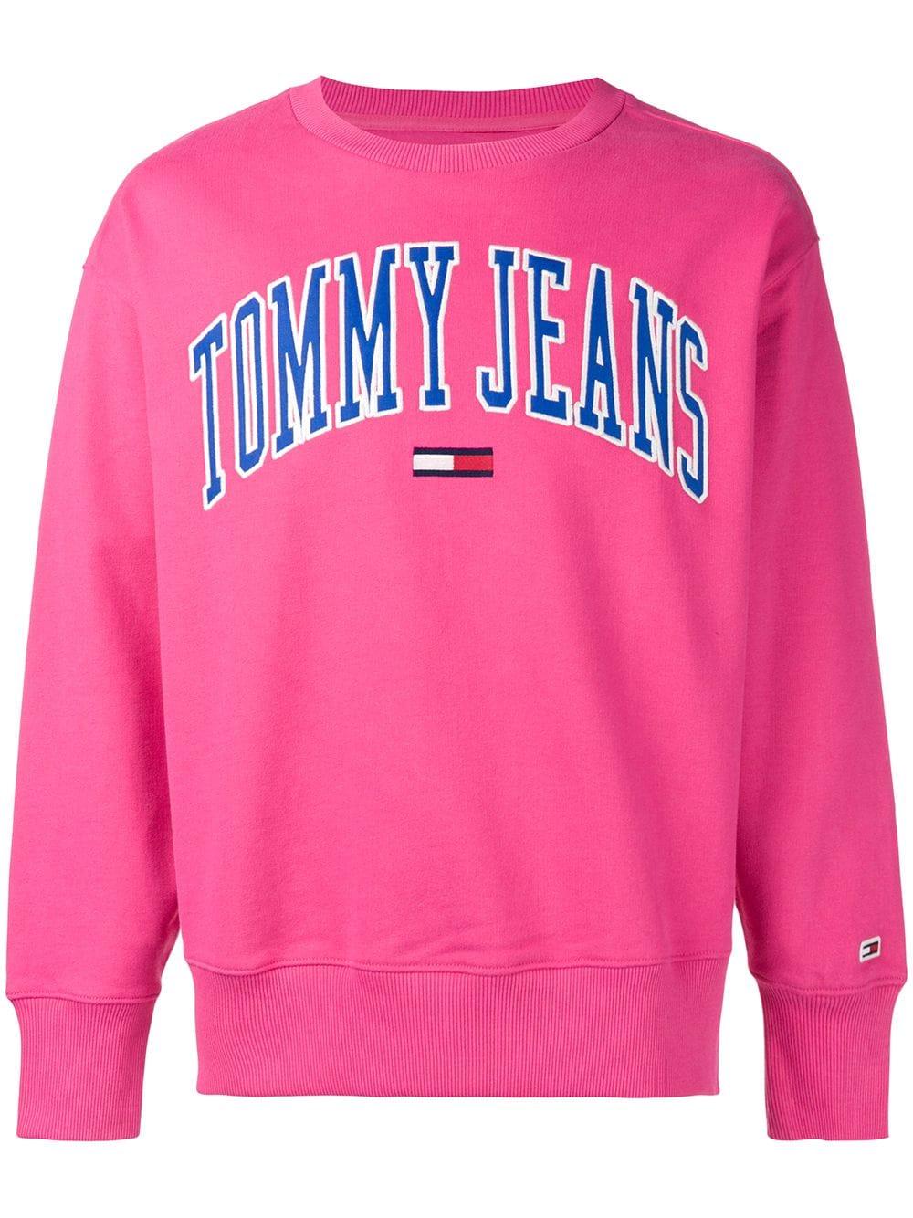 tommy pink sweatshirt