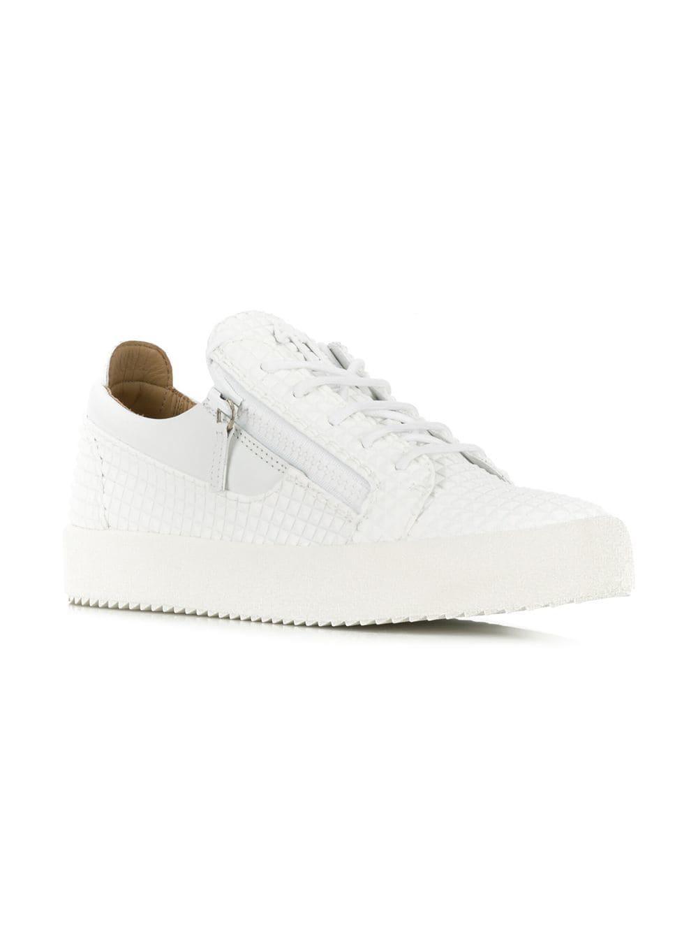 Giuseppe Zanotti Leather Low-top Sneakers in White for Men - Save 39% ...
