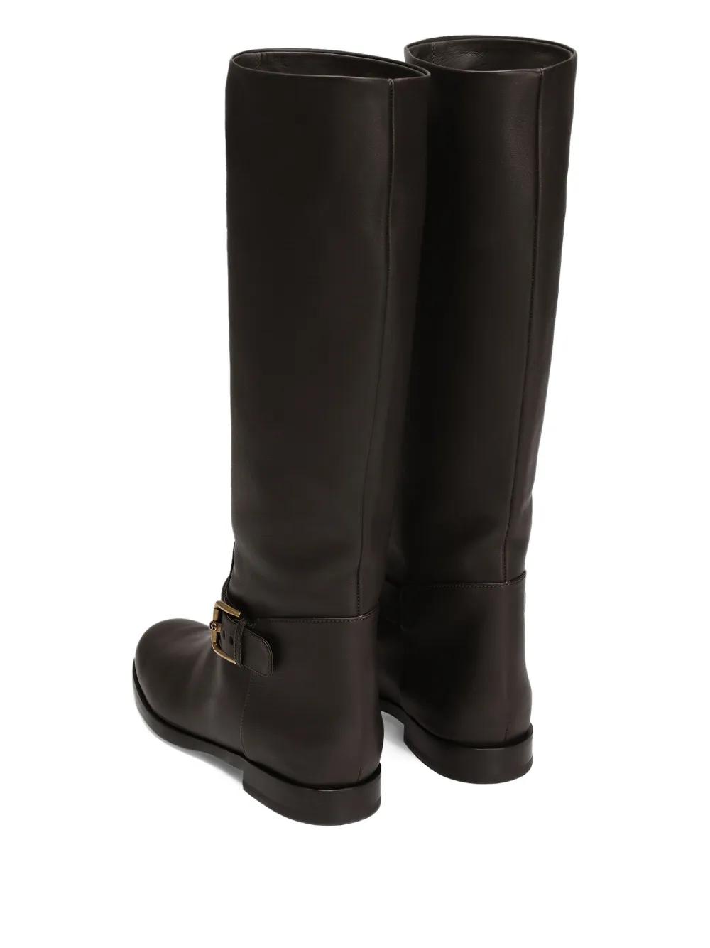 Engineer Boots Leather Strap Boots Dolce Gabbana Dolce Gabbana