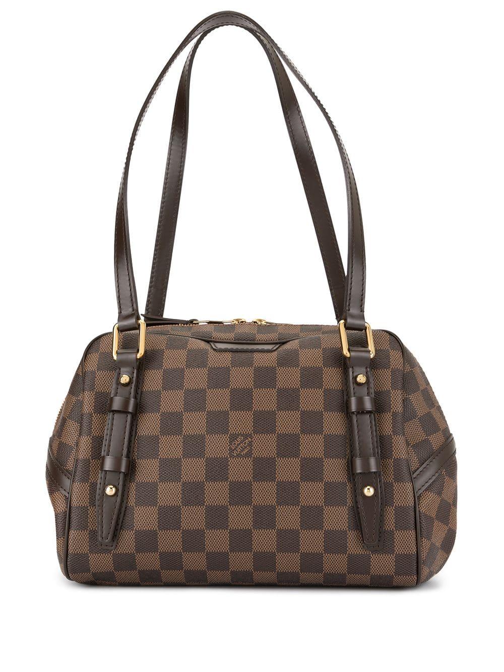 Louis Vuitton Leather Rivington Pm Tote in Brown - Lyst