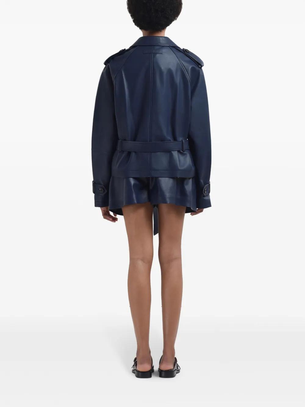 Marni Double-Breasted Jacket in Blue | Lyst