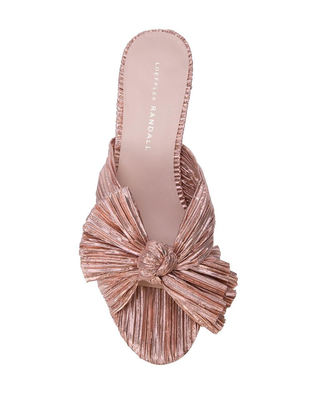 knotted mules flat