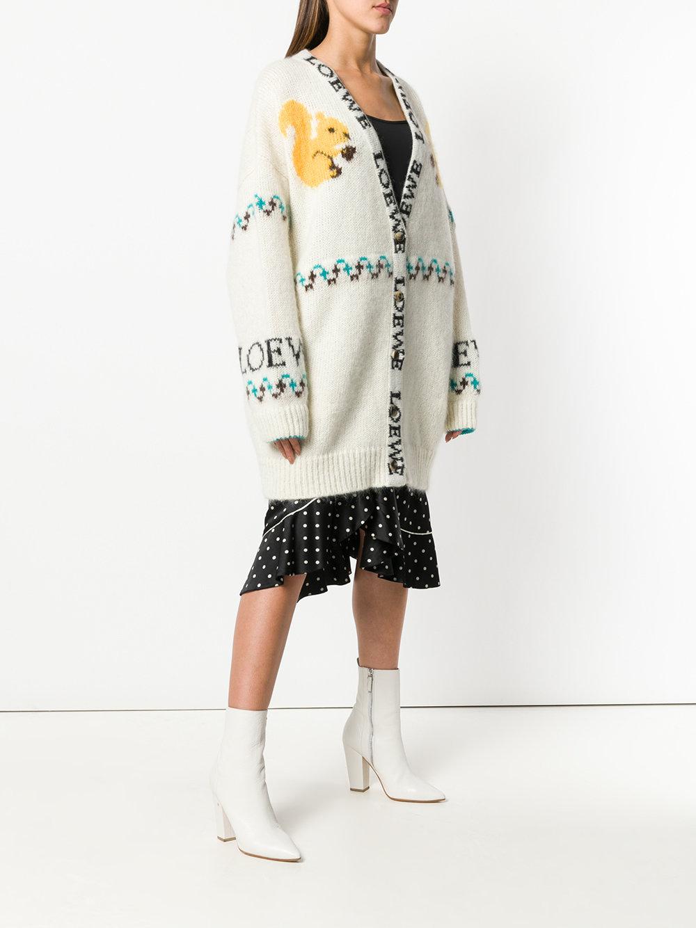 loewe oversized cardigan