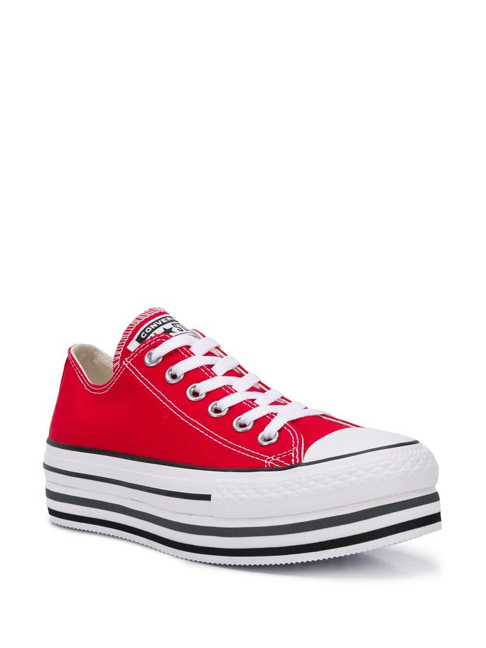 red chunky converse