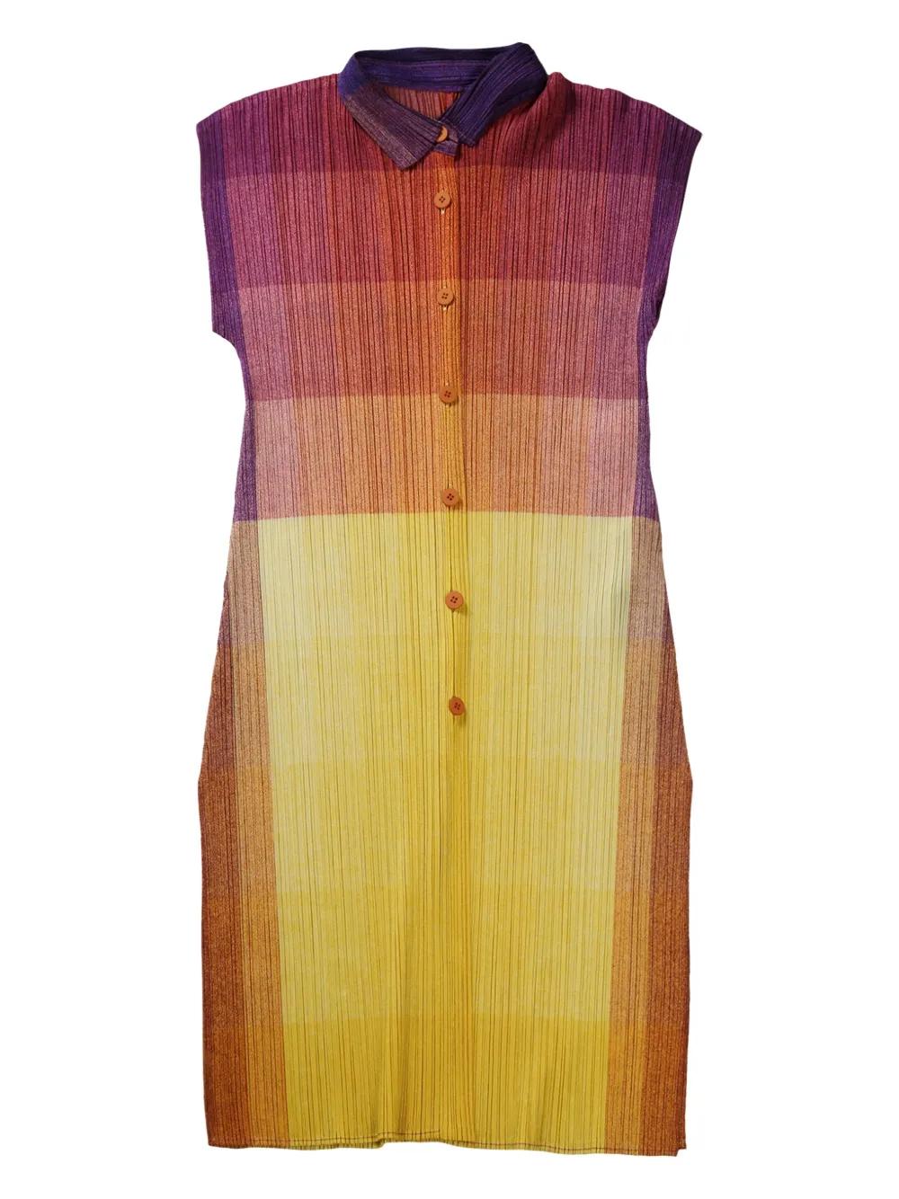 Pleats Please Issey Miyake Photon Shirt in Yellow | Lyst