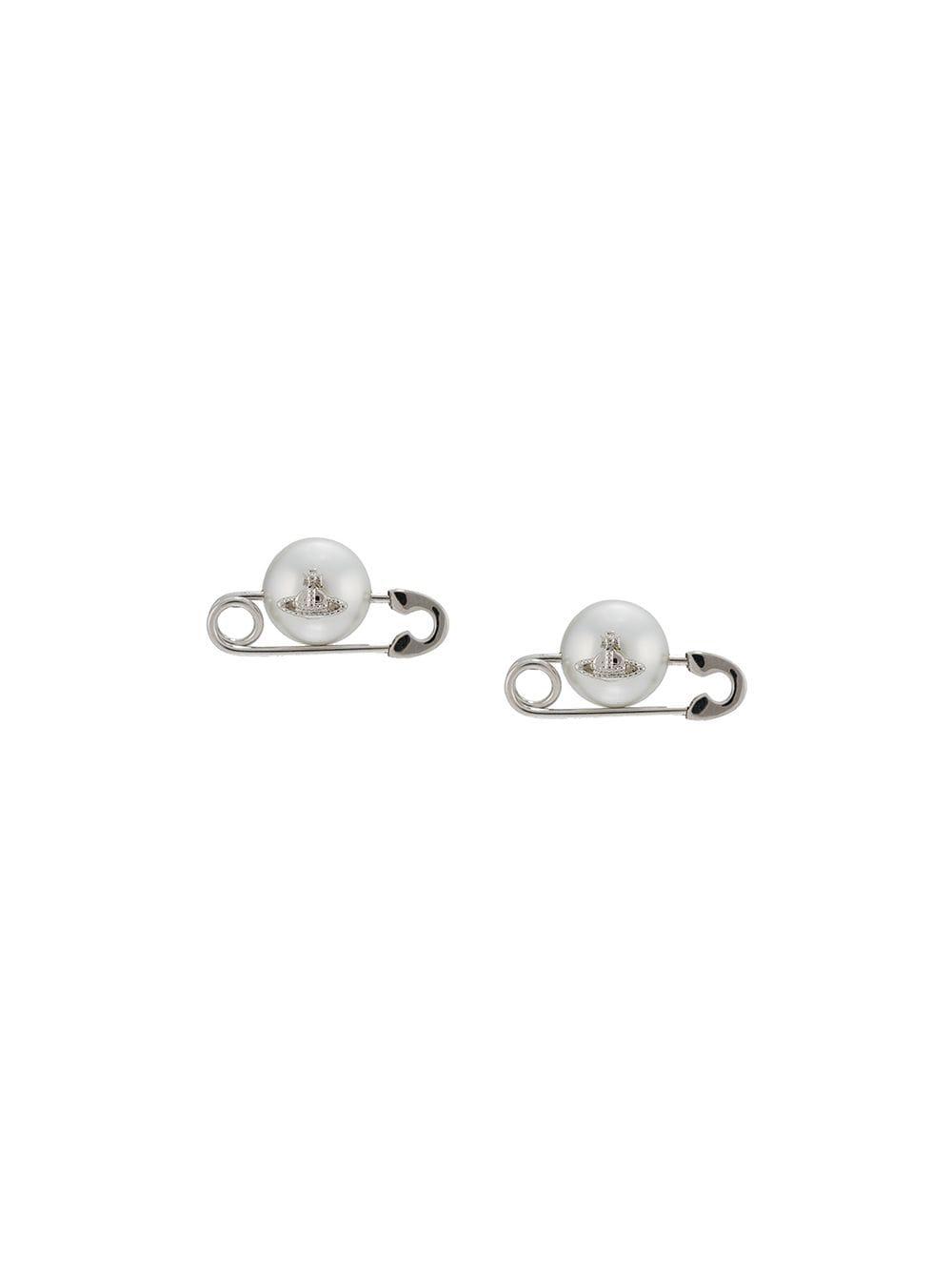 Vivienne Westwood[正規品/関税込]JORDAN PEARL EARRINGS ピアス Vivienne Westwood Jordan Pearl Paperclip Earrings in