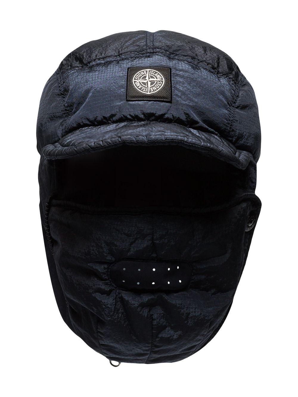 Stone Island Padded Logo Patch Hat in Blue for Men | Lyst