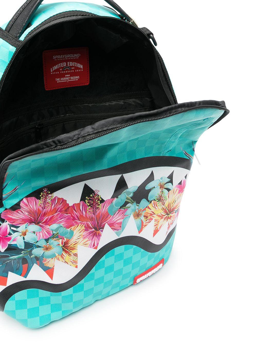 Sprayground Shark Flower Backpack for Men