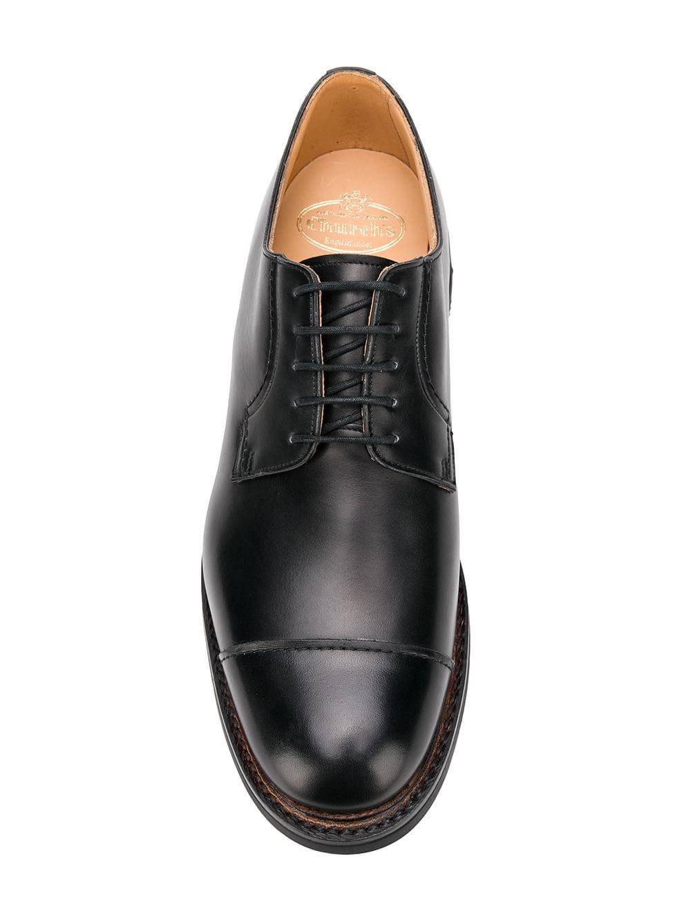 Church's Leather Wellington Lace-up Shoes in Black for Men - Lyst