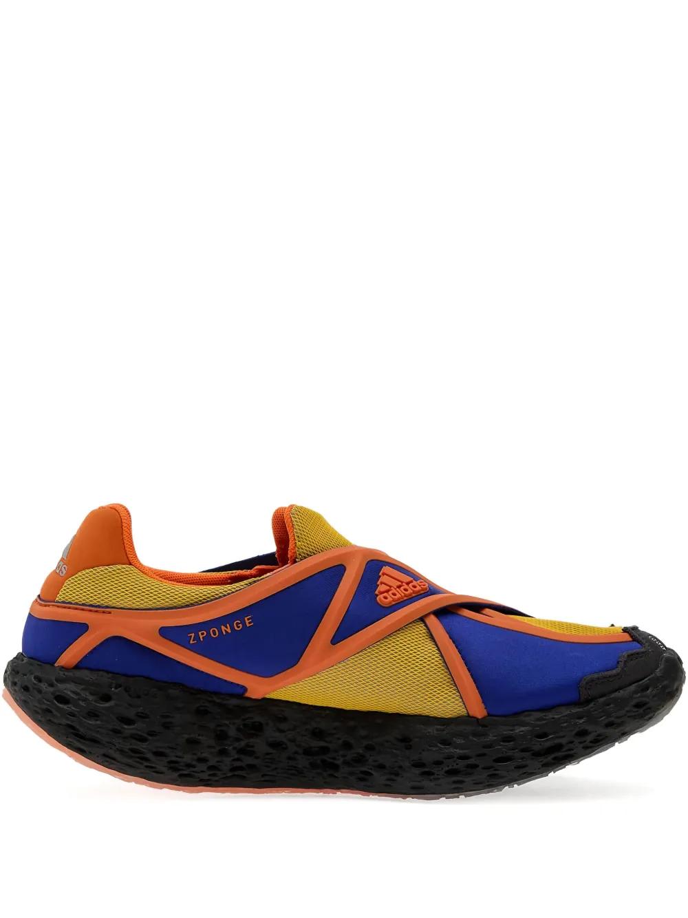 Farfetch All Blue Zx Flux Adidas Zponge Flux Cross-Detail Sneakers