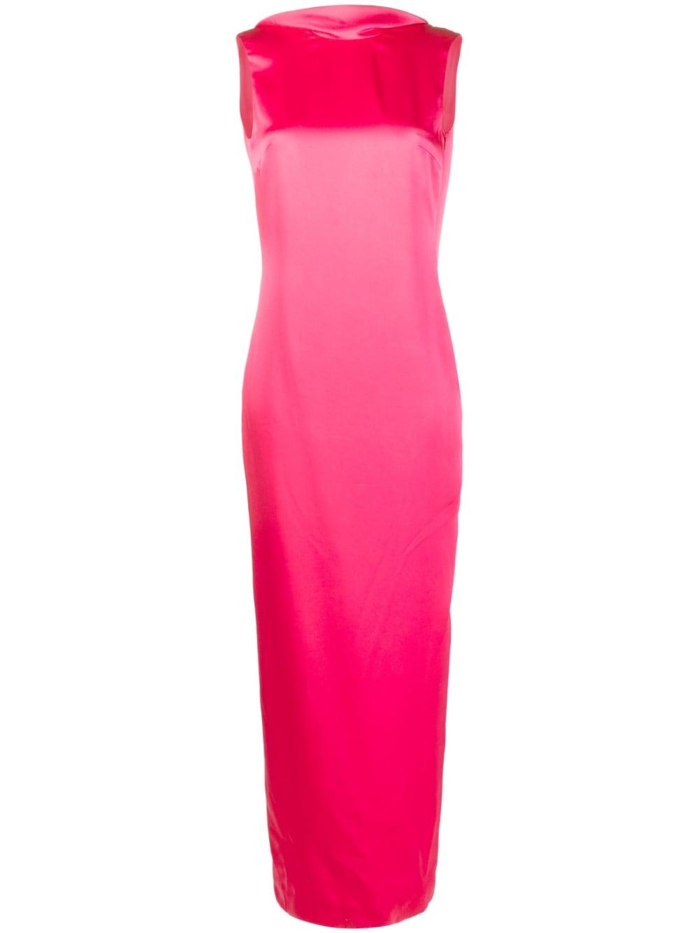 Versace Cowlback Gown in Pink Lyst