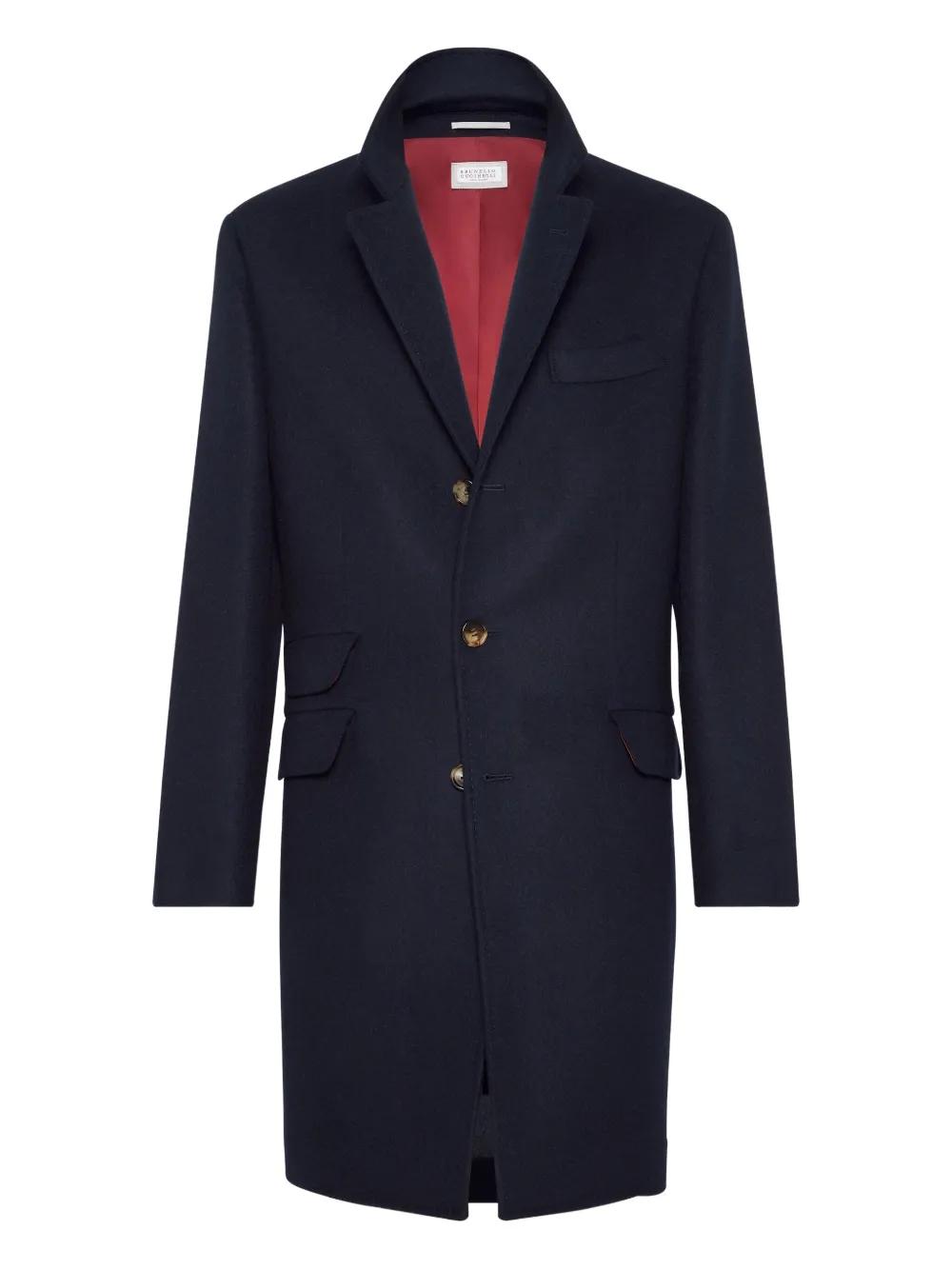 コート BRUNELLO CUCINELLI CLOTH COAT Brunello Cucinelli Men's Coat Size 50 IT