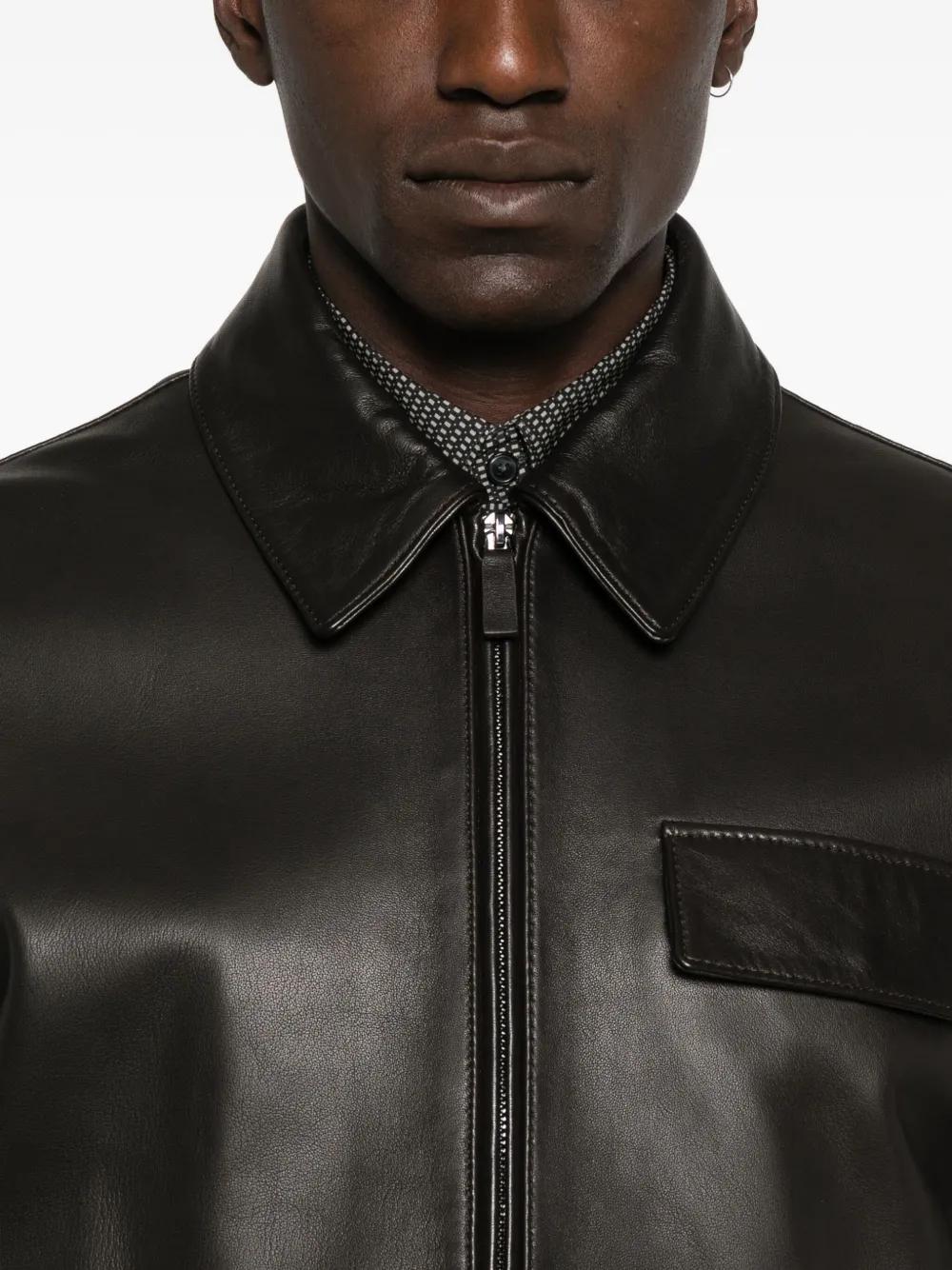 Emporio Armani Leather jacket レザー　ジャケット メンズ Emporio Armani レザージャケット | オンラインセールは