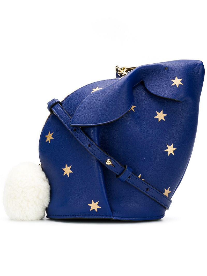 Poesía Amplificar Desviar Bolso con diseño de conejo con estrellas Loewe de color Azul | Lyst