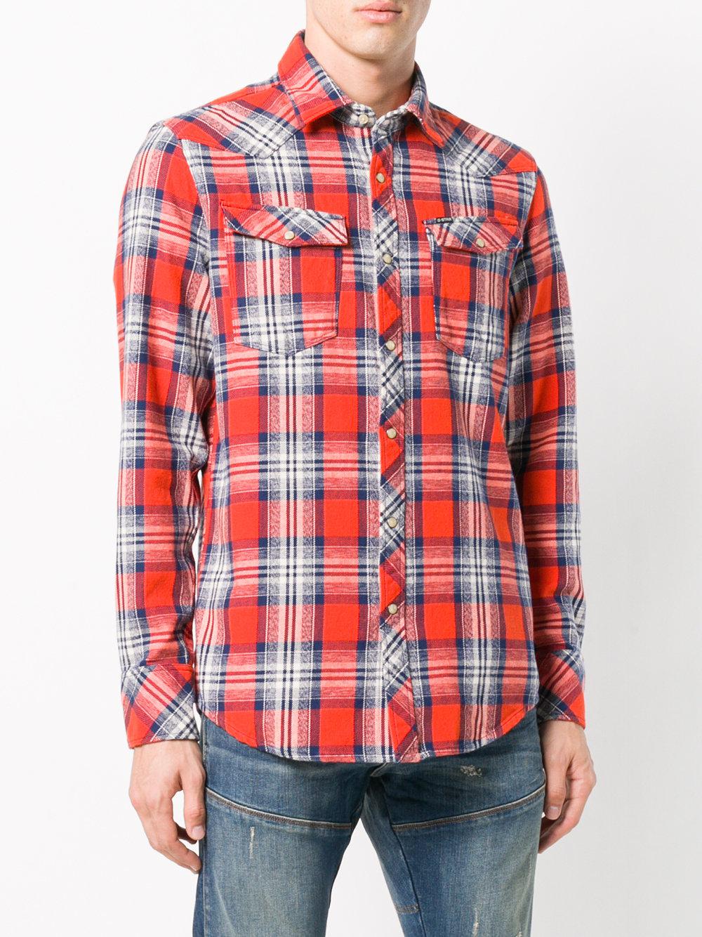 g star check shirt