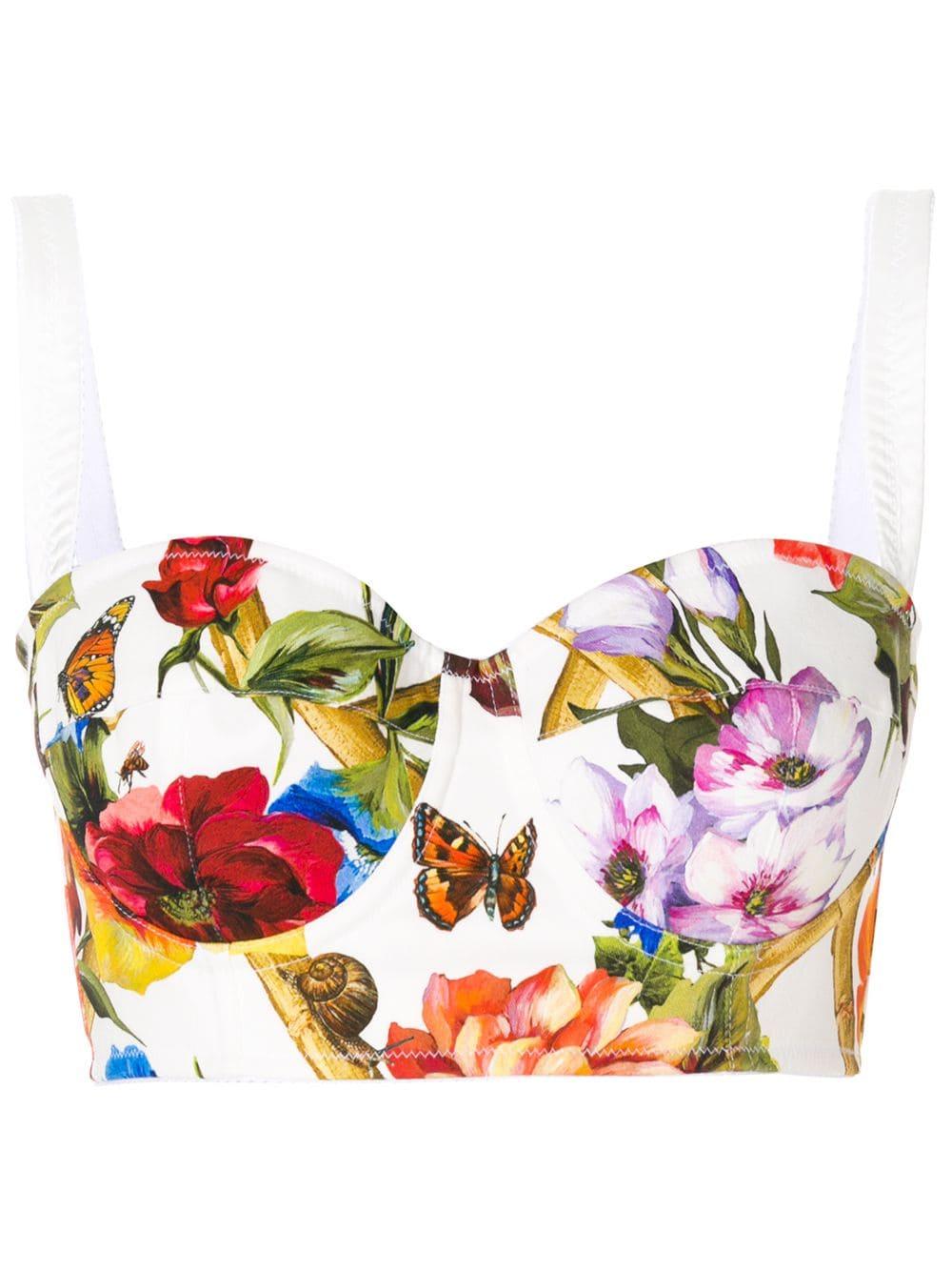 dolce and gabbana bustier top