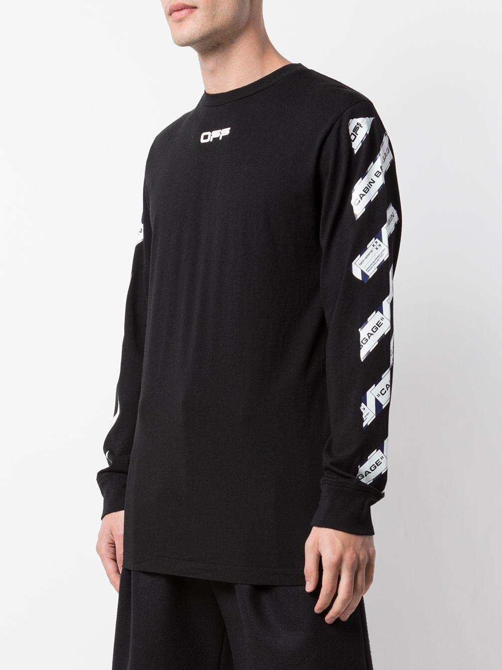 Off-White c/o Virgil Abloh Cabin Baggage T-shirt in Black for Men