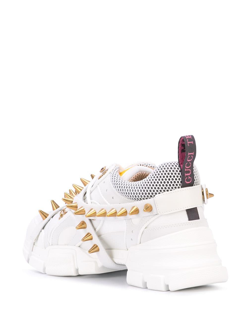 women gucci flashtrek embellished sneakers