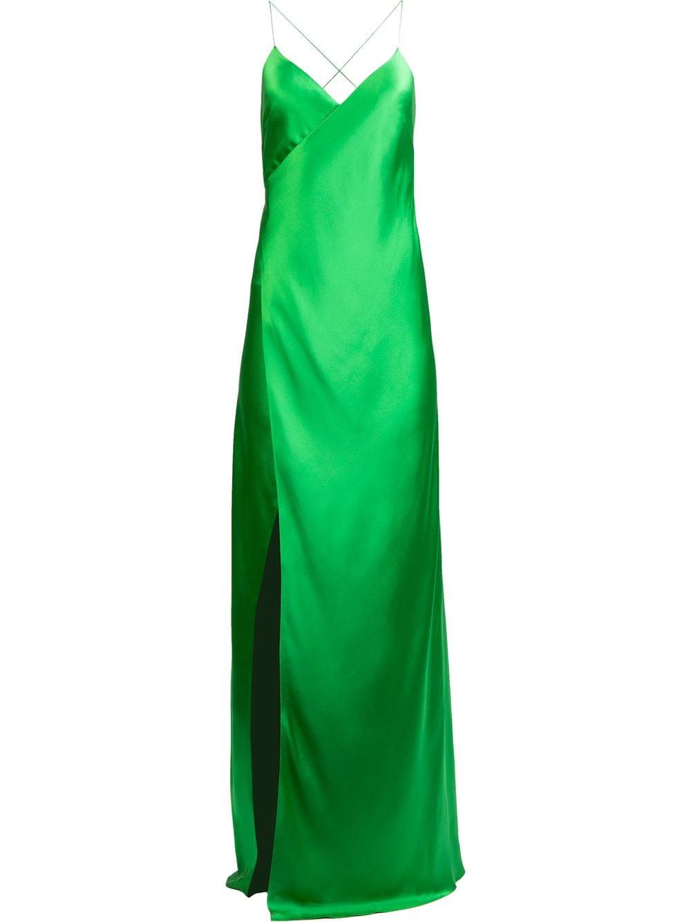 michelle mason dress green