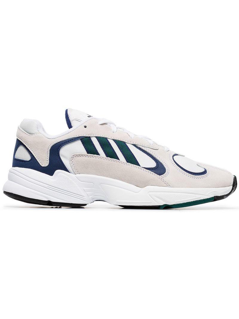adidas yung suede trainers in grey