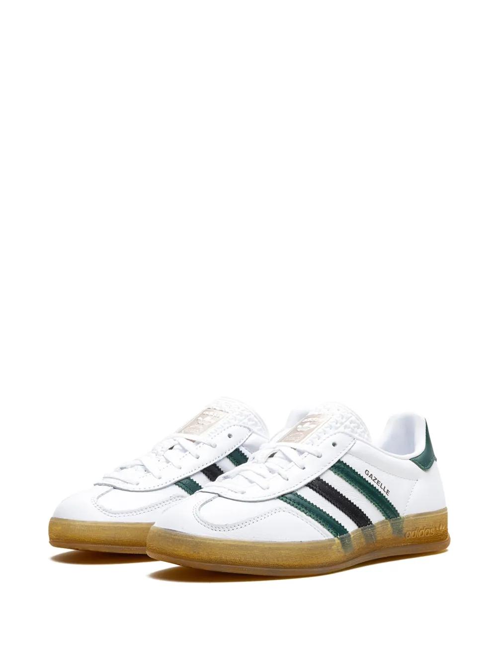adidas gazelle silver green womens Women's Adidas Gazelle Indoor Shoes - Ash Green/Cloud White/Gum main image 1