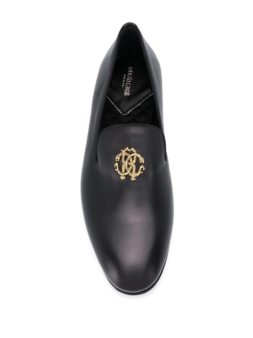 Roberto Cavalli Gold-tone Loafers in for Men