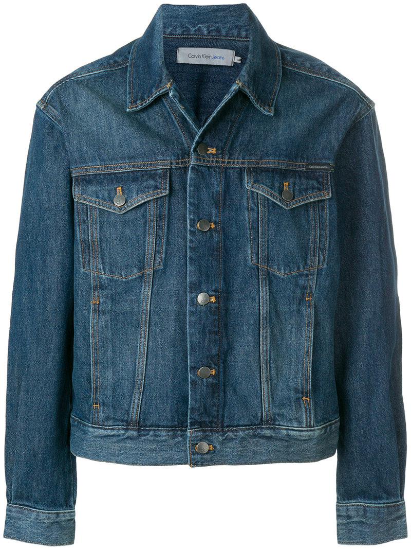 Calvin Klein Jeans Classic Denim Jacket in Blue for Men - Lyst