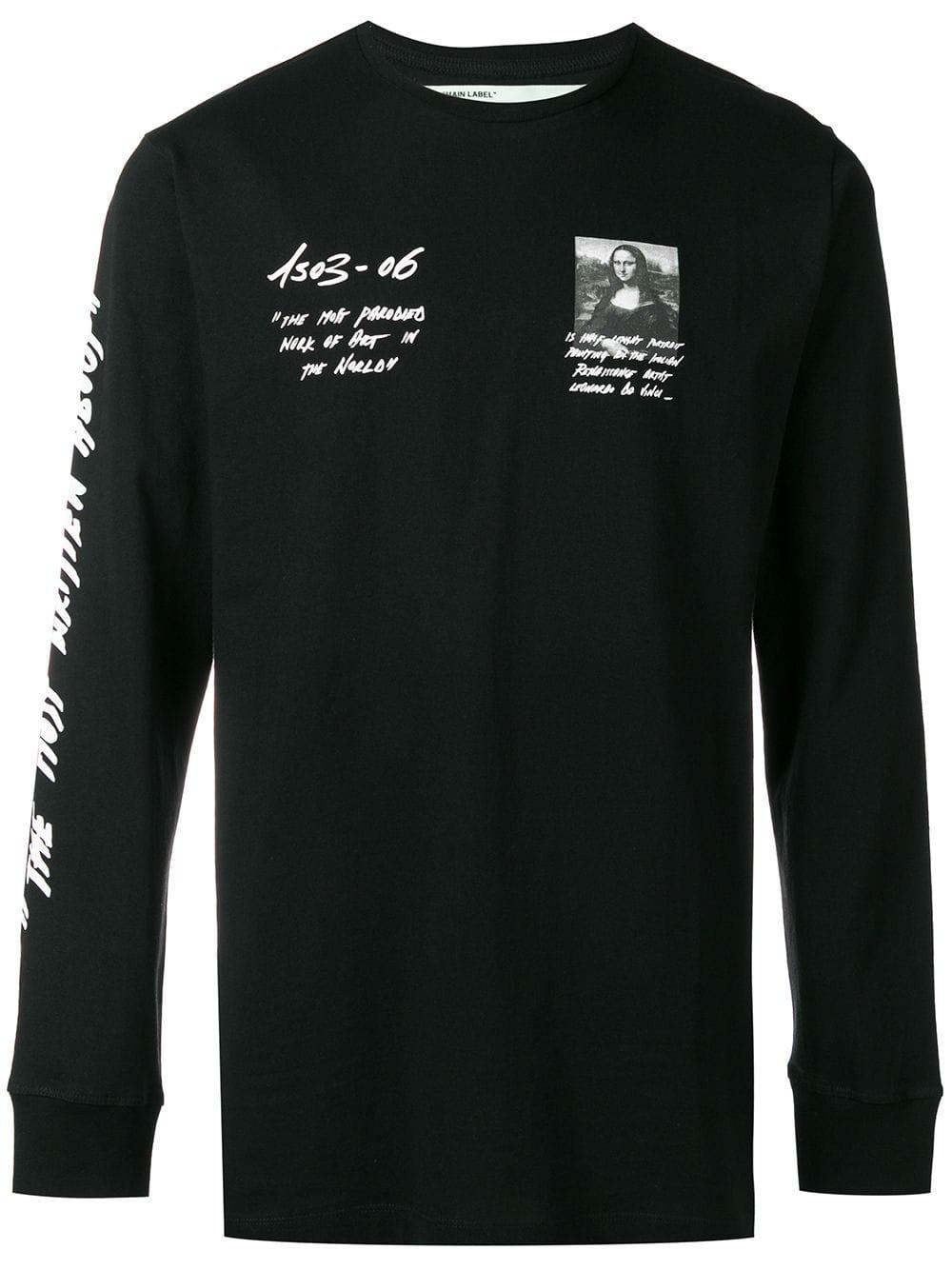 off white monalisa tee