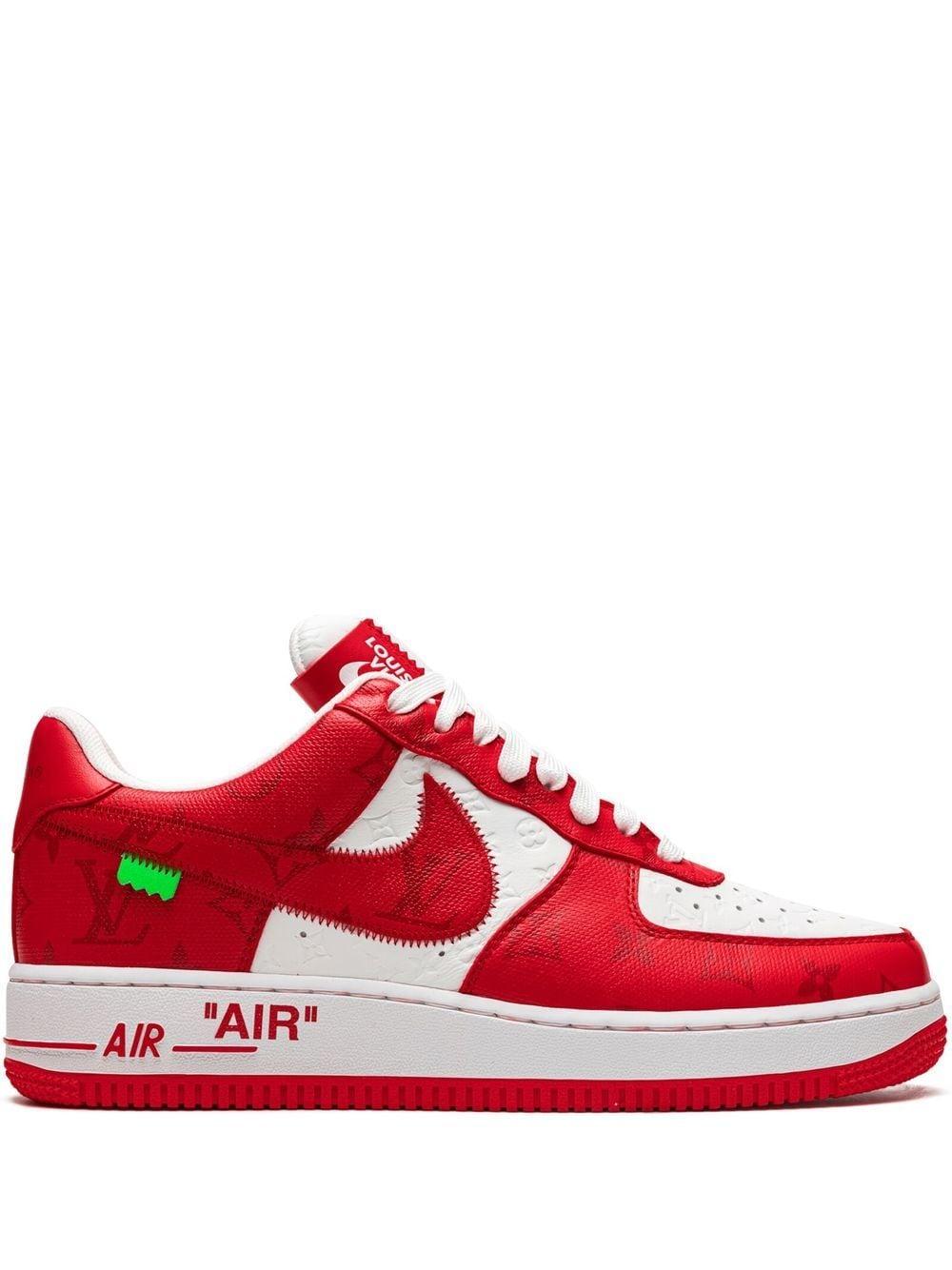 Nike Louis Vuitton Air Force 1 Low "virgil Abloh in Red for Men | Lyst
