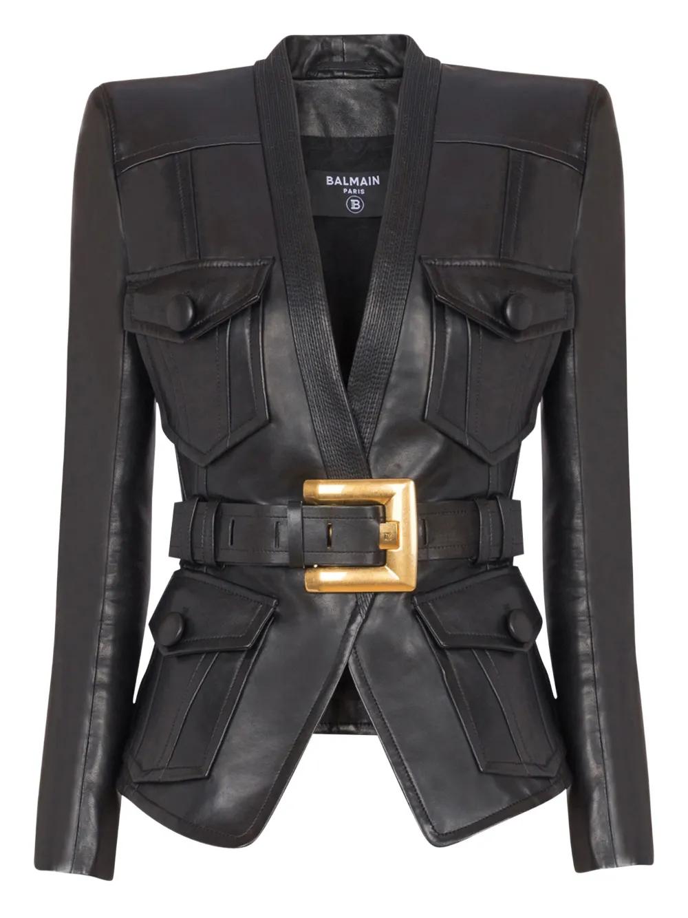 BALMAIN フリンジジャケット ミニスパンコール キラキラ