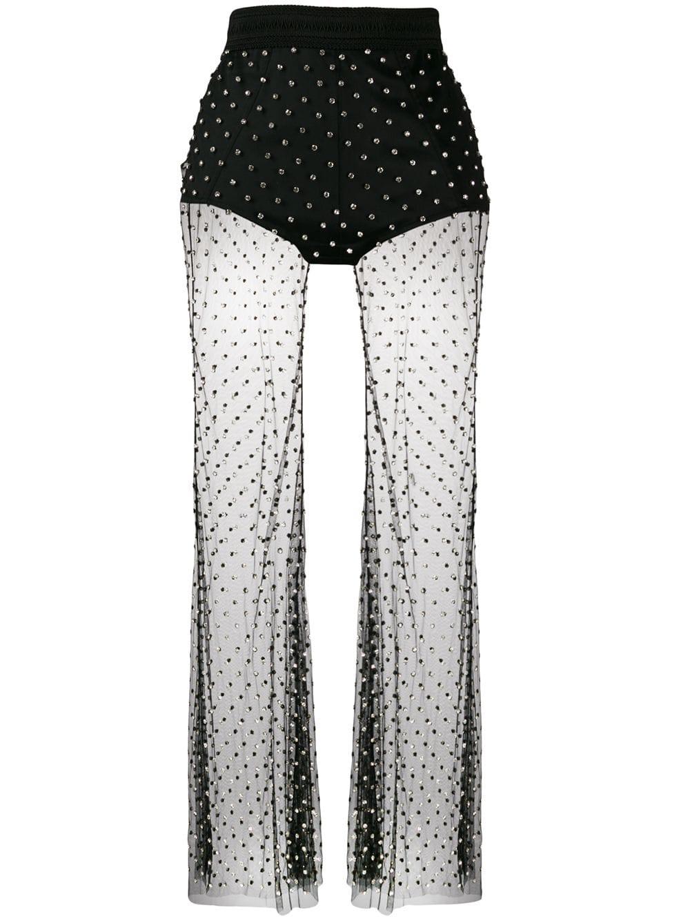 Amen Cotton Crystal Embellished Sheer 