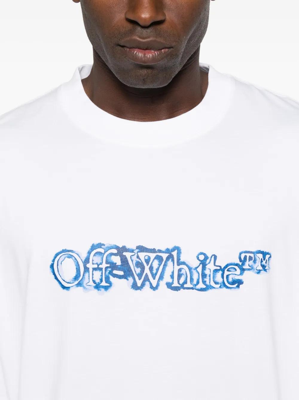 Off-White c/o Virgil Abloh Back Print Cotton T-Shirt Clothing in Off-White c/o Virgil Abloh Back Print Cotton T-Shirt Clothing in