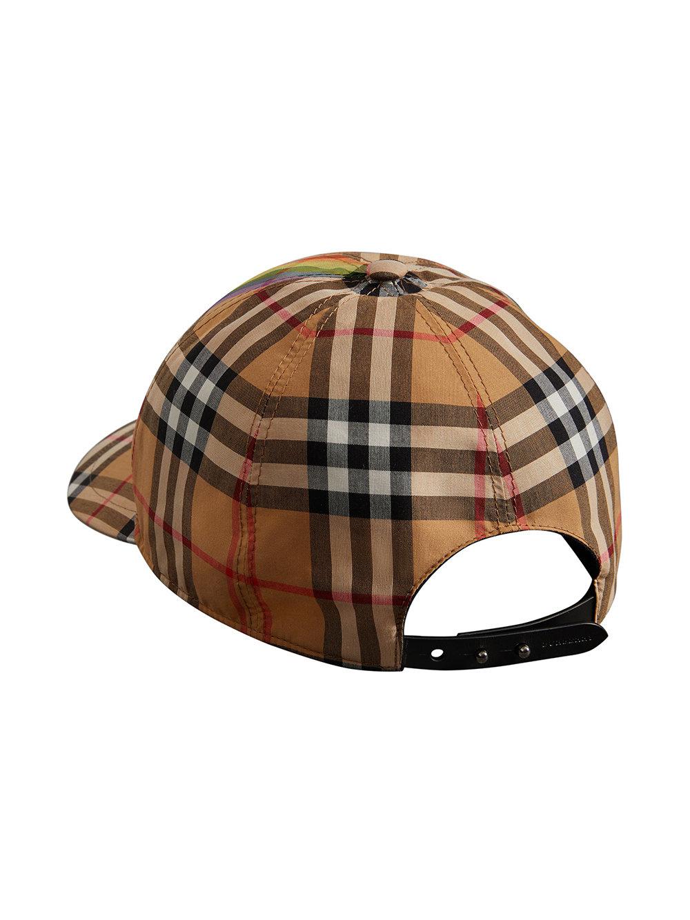 Burberry cap rainbow hotsell