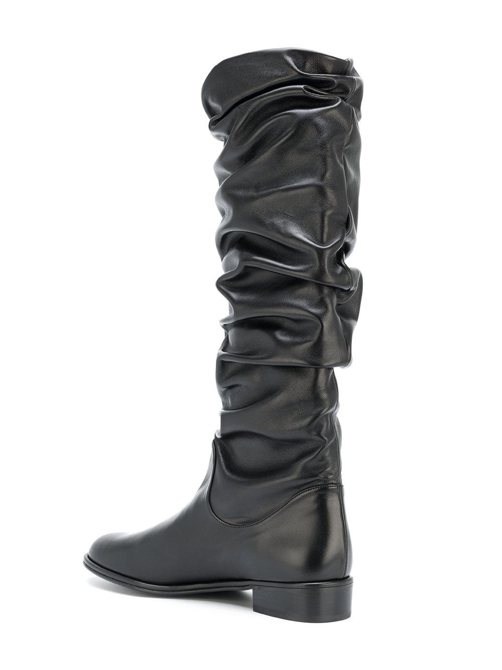 stuart weitzman scrunchy boot