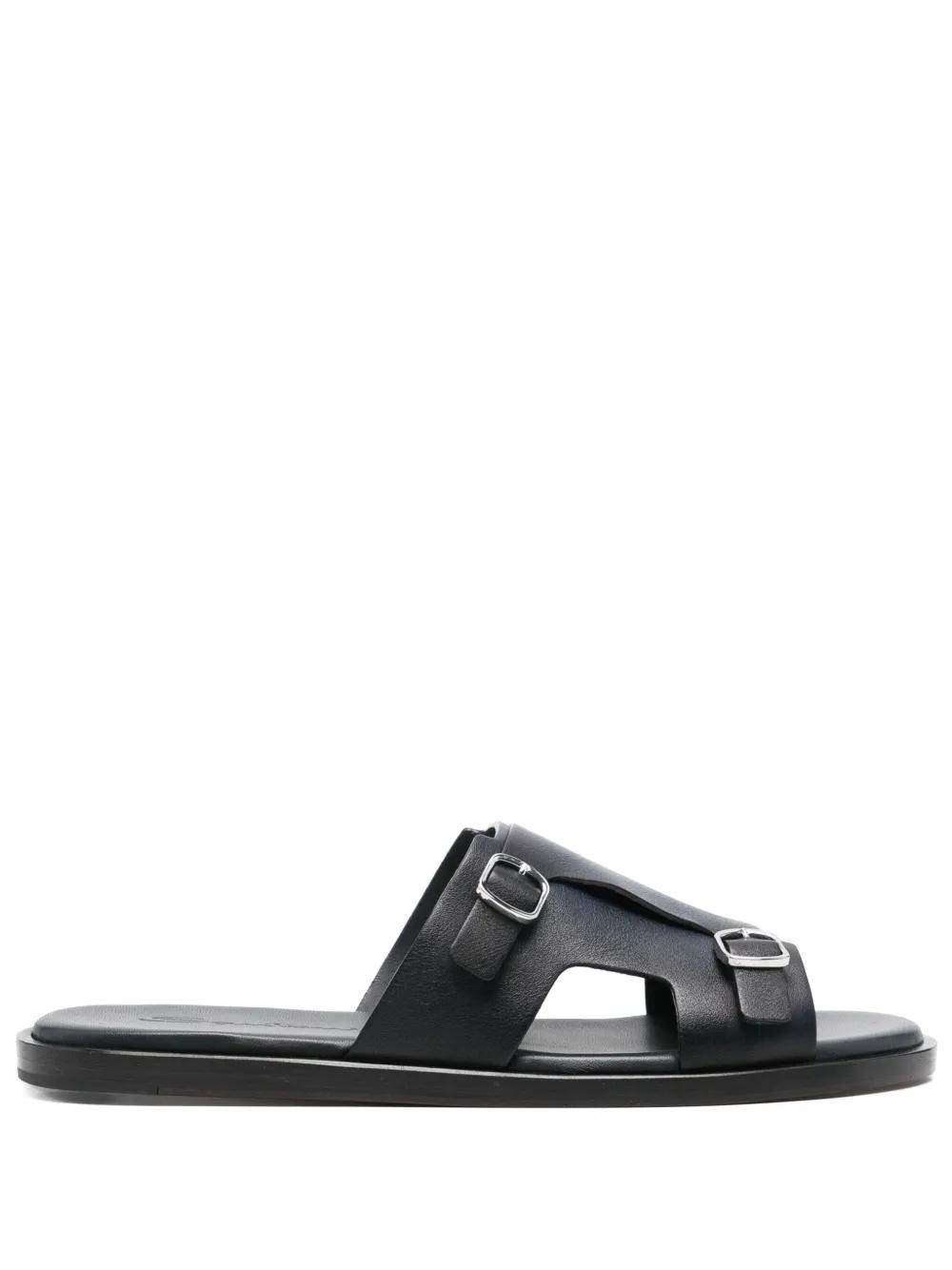 Santoni Leather sandals for Men | Online Sale up to 71% off