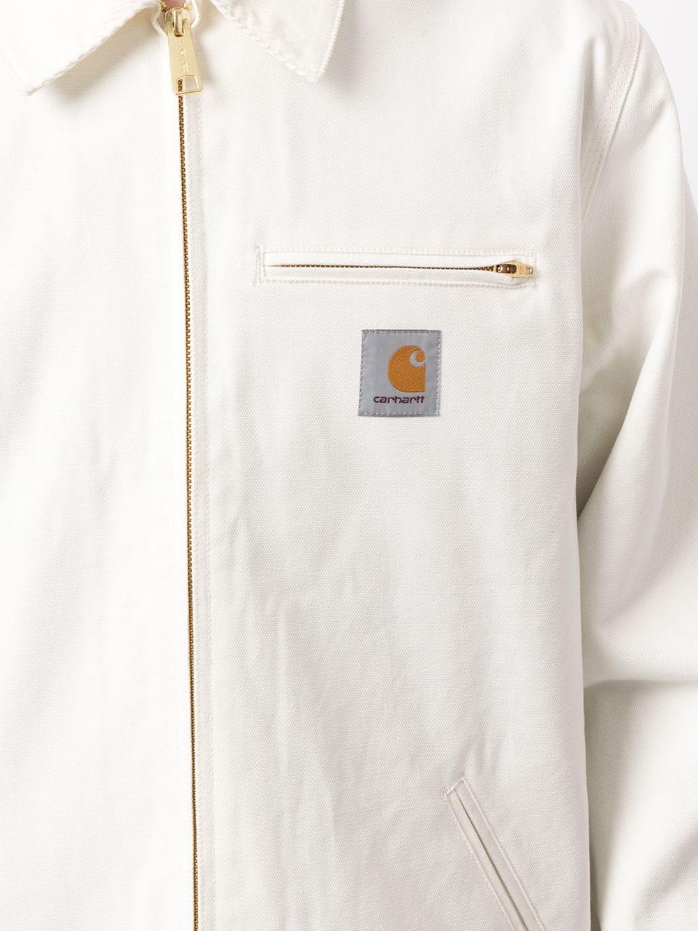 white carhartt jacket