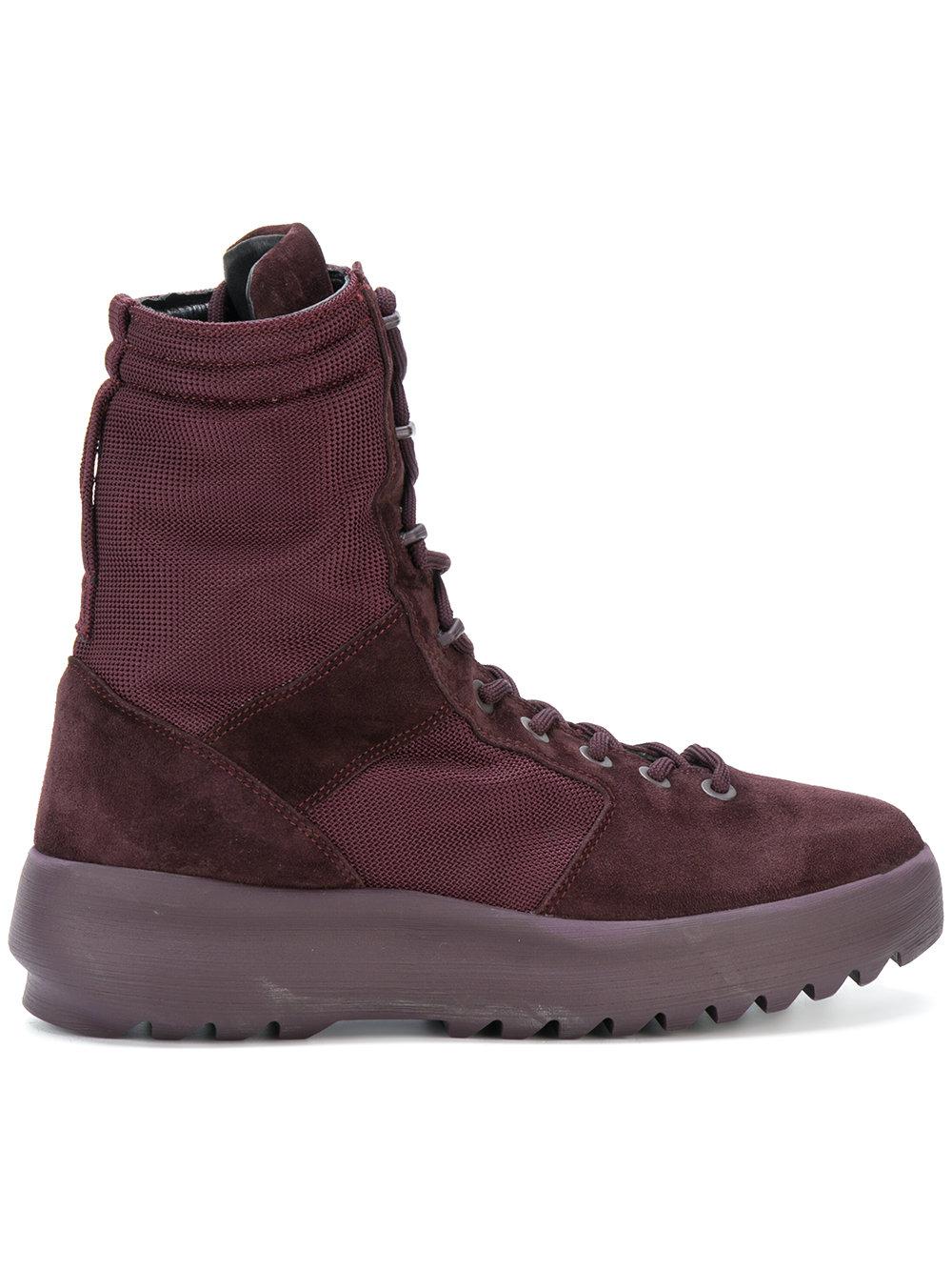 Purple yeezy boots Clearance