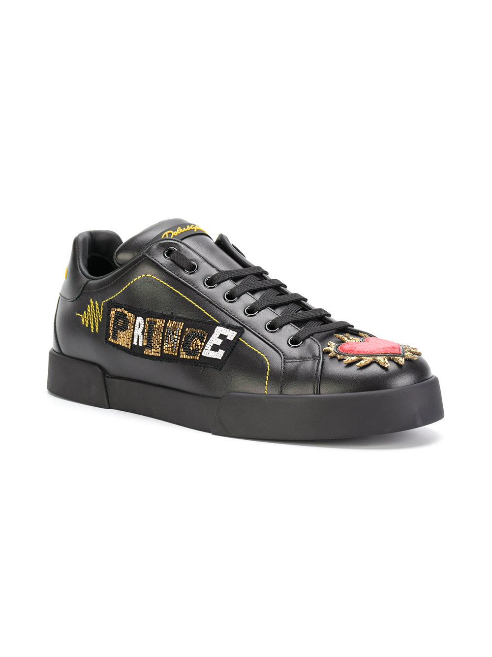 dolce and gabbana trainers black
