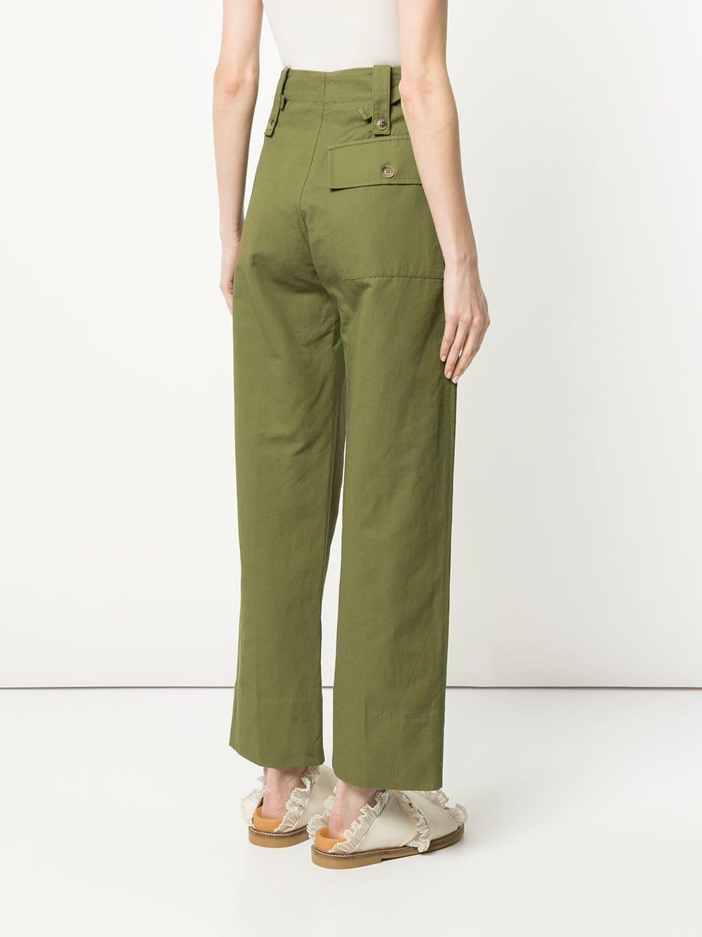 bassike drill tapered utility pant