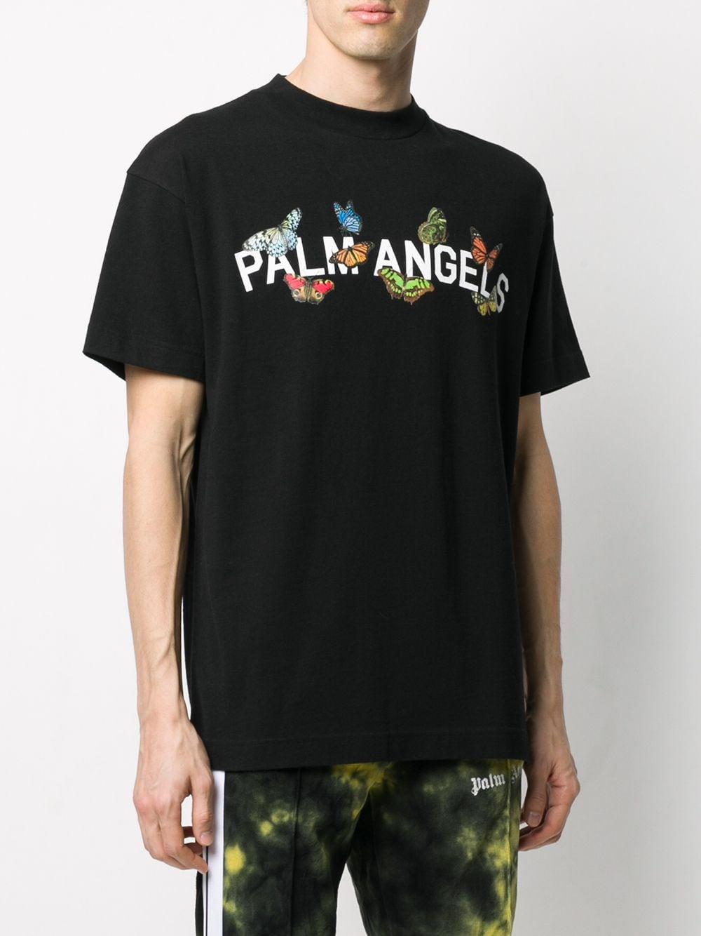 Palm Angels Butterfly Print T-shirt in Black for Men | Lyst