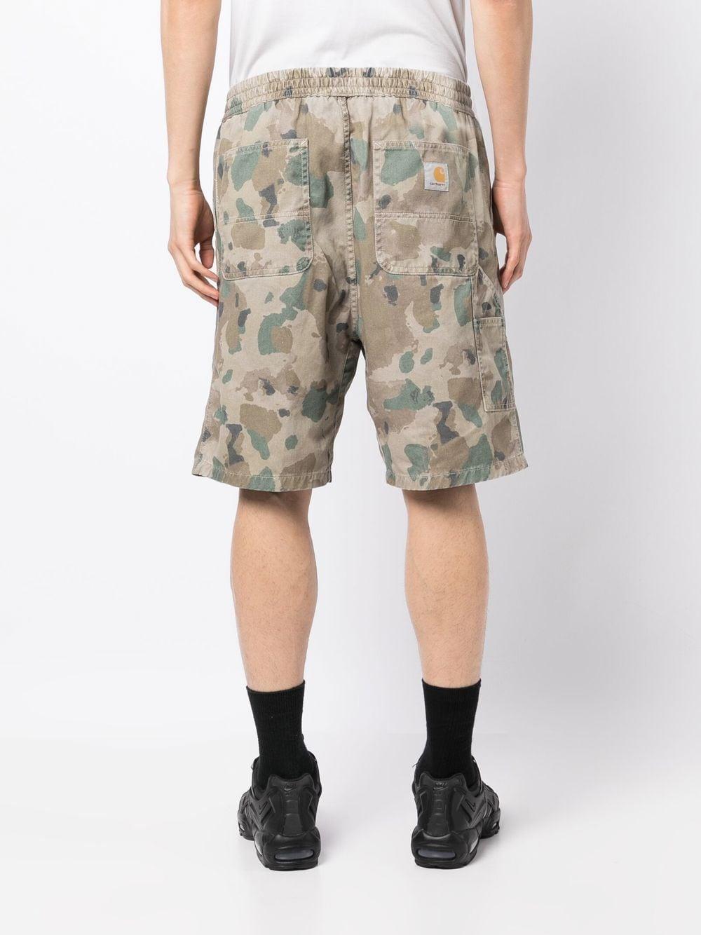 Carhartt WIP Flint Camo-print Shorts in Gray for Men | Lyst