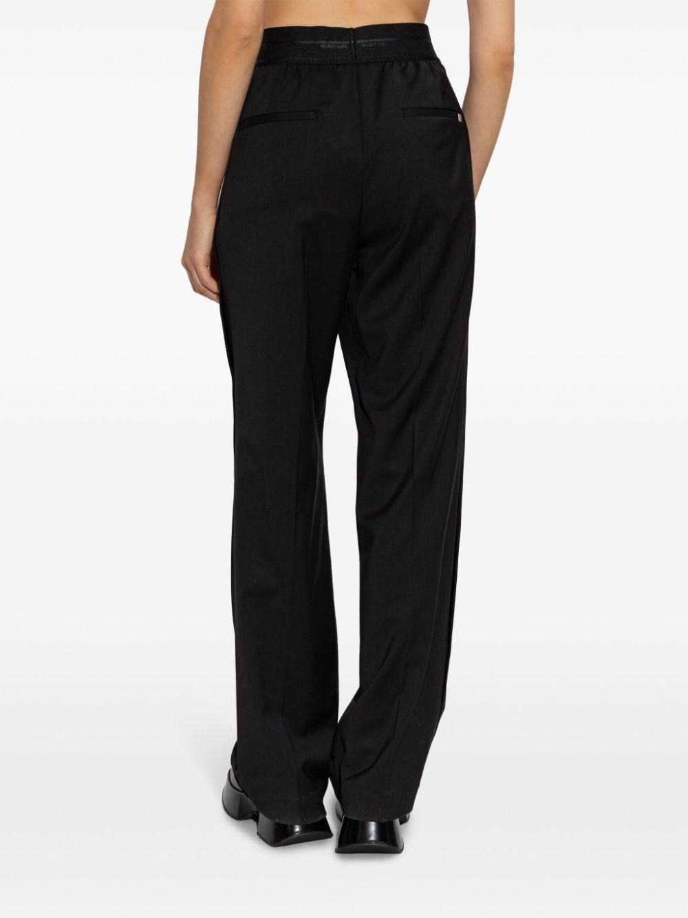 Helmut Lang レディース ブラック バージンウール パンツ パンツ 