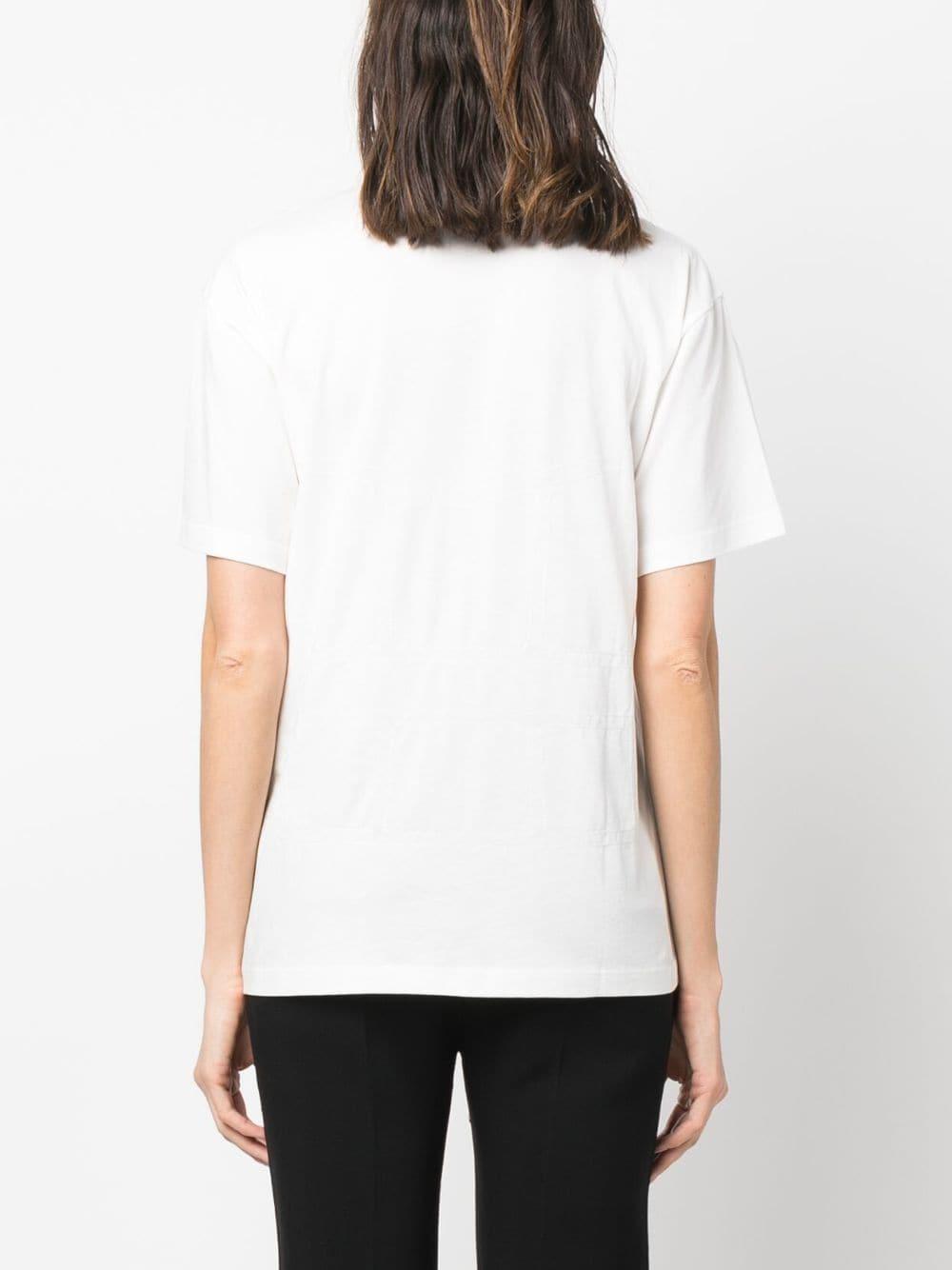 Hick Udstyr Blive opmærksom Murmur Cotton Crew-neck T-shirt in White | Lyst Australia