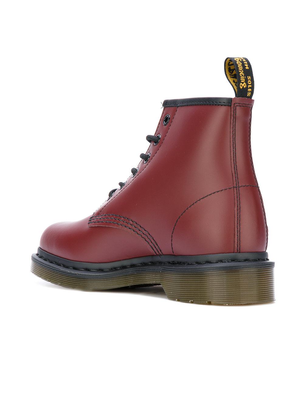 dr martens smooth red