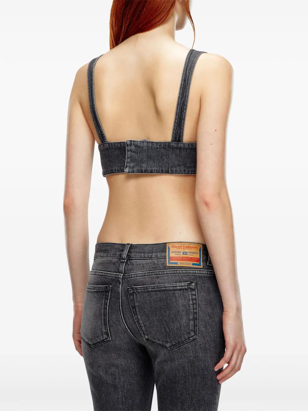 DIESEL Denim Top in Black | Lyst