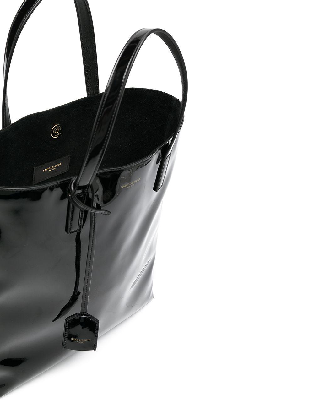 Saint Laurent Toy North / South Patent Shopping Os in Black | Lyst Saint Laurent Toy North / South Patent Shopping Os in Black | Lyst