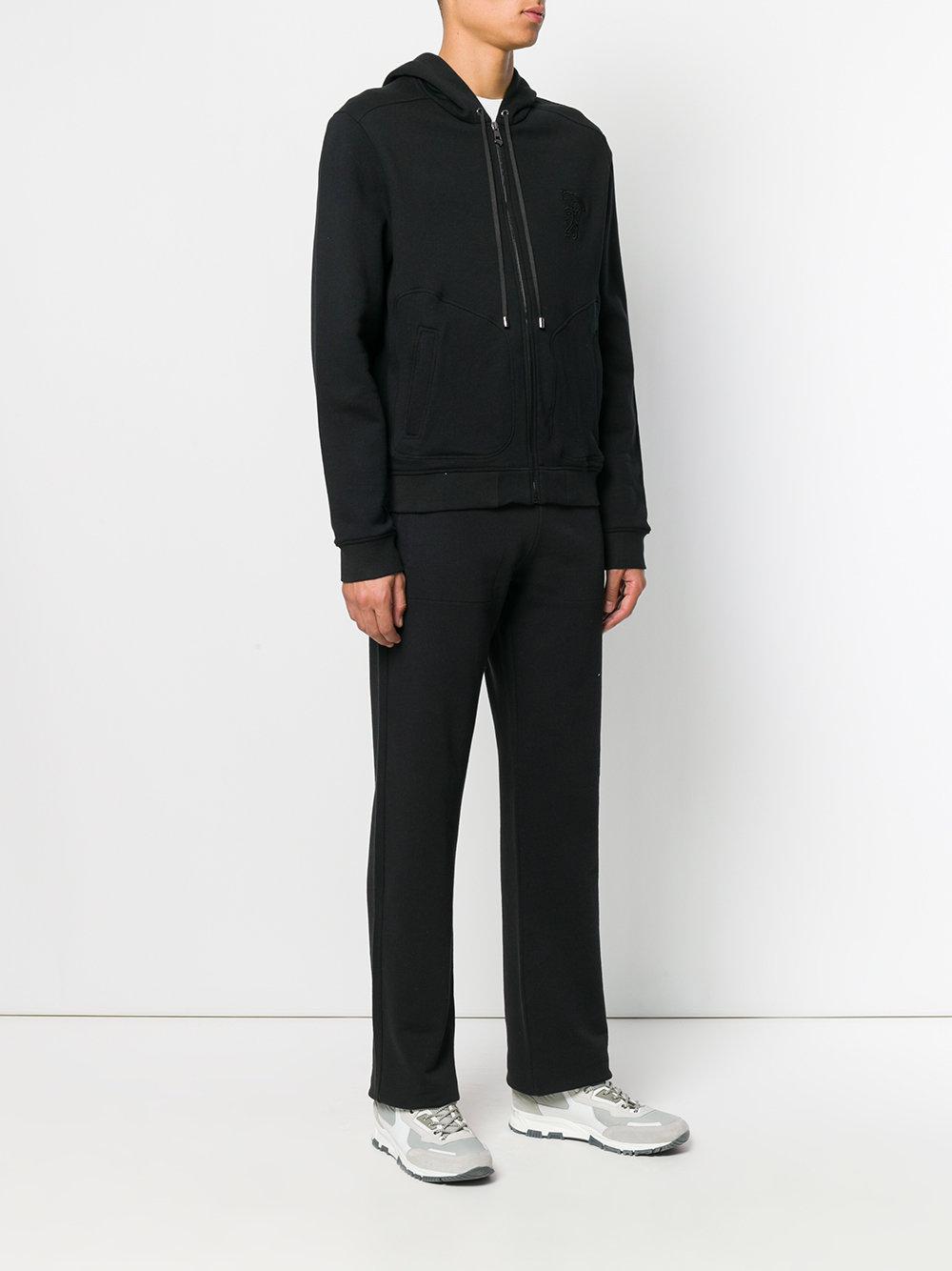 Versace Cotton Two-piece Tracksuit in Black for Men - Lyst