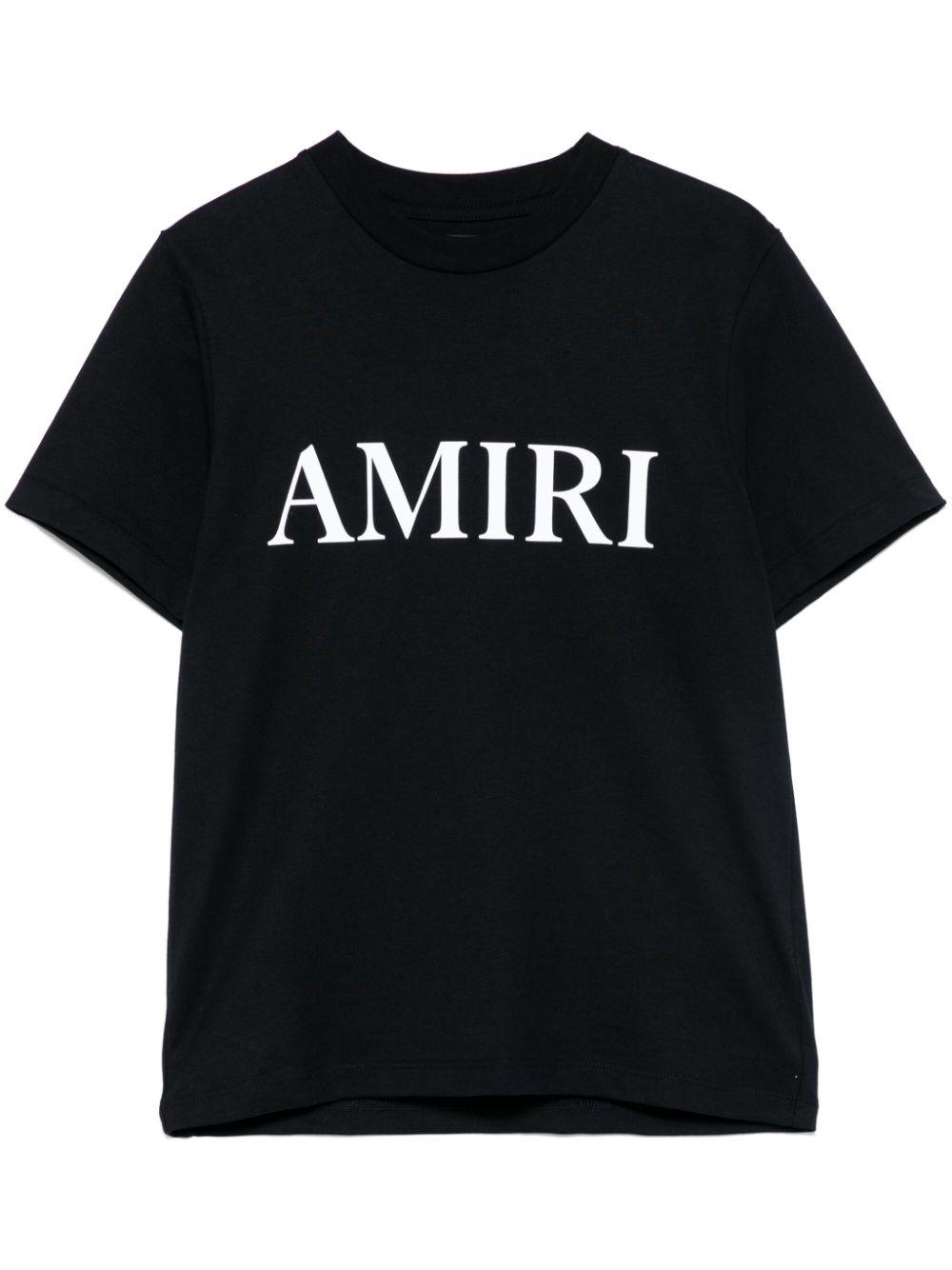 Amiri レディース ブラック Core ロゴ Tシャツ トップス