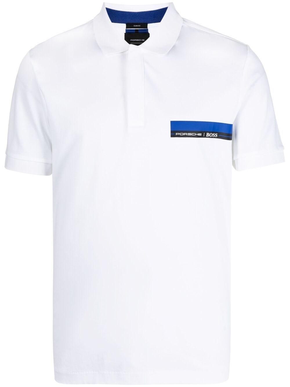 BOSS by BOSS X Porsche Logo-print Shirt in White Men | Lyst